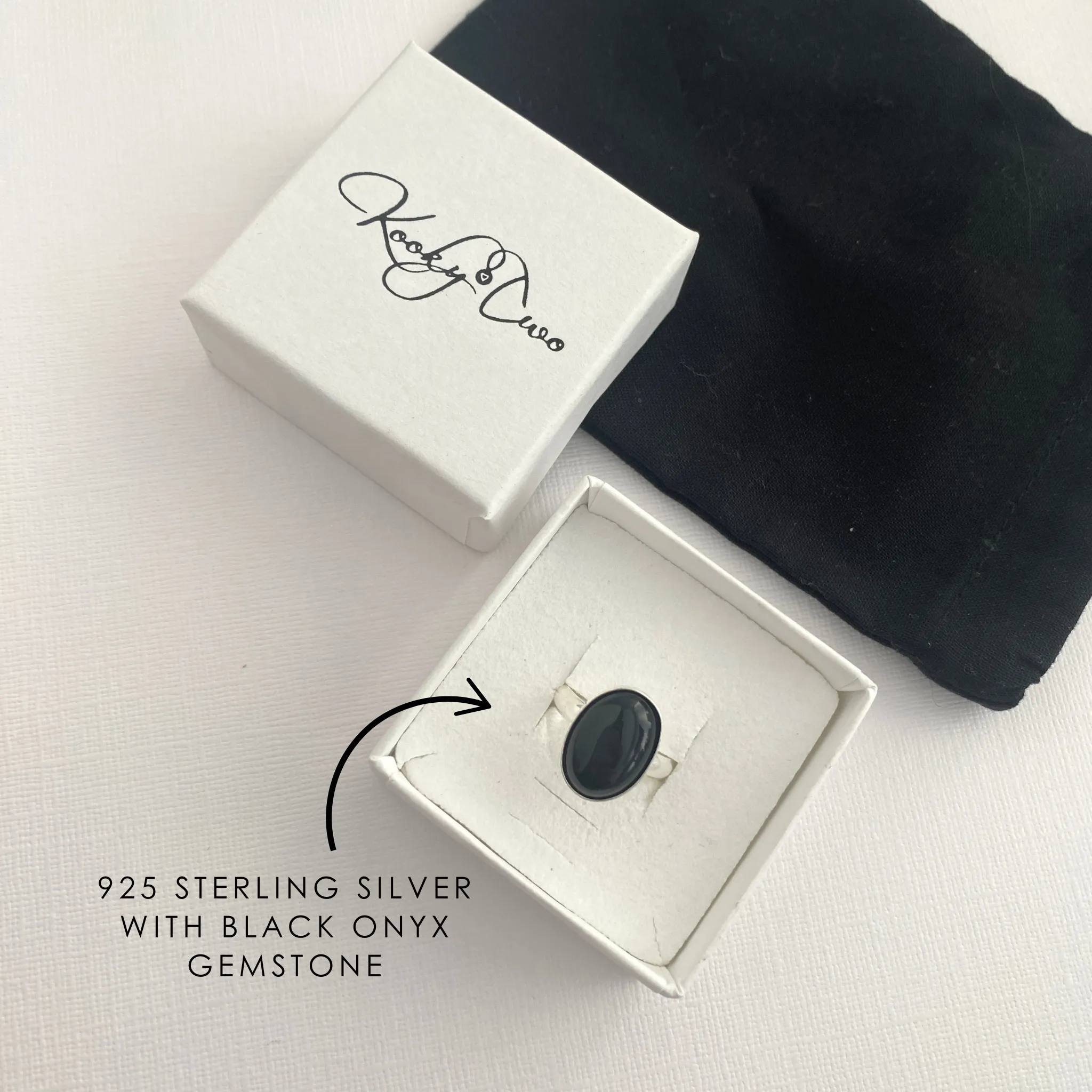 STRENGTH | Black Onyx Ring