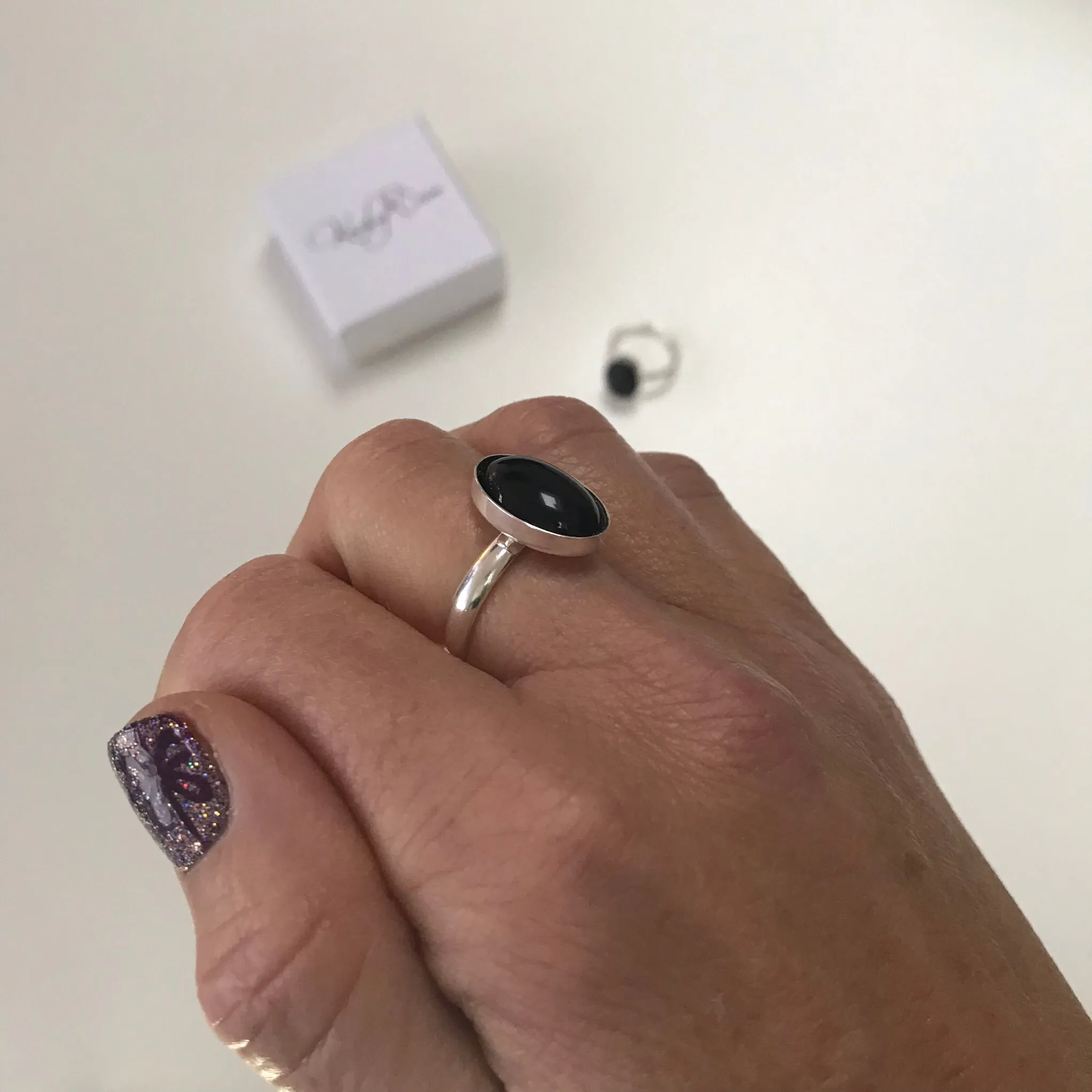 STRENGTH | Black Onyx Ring