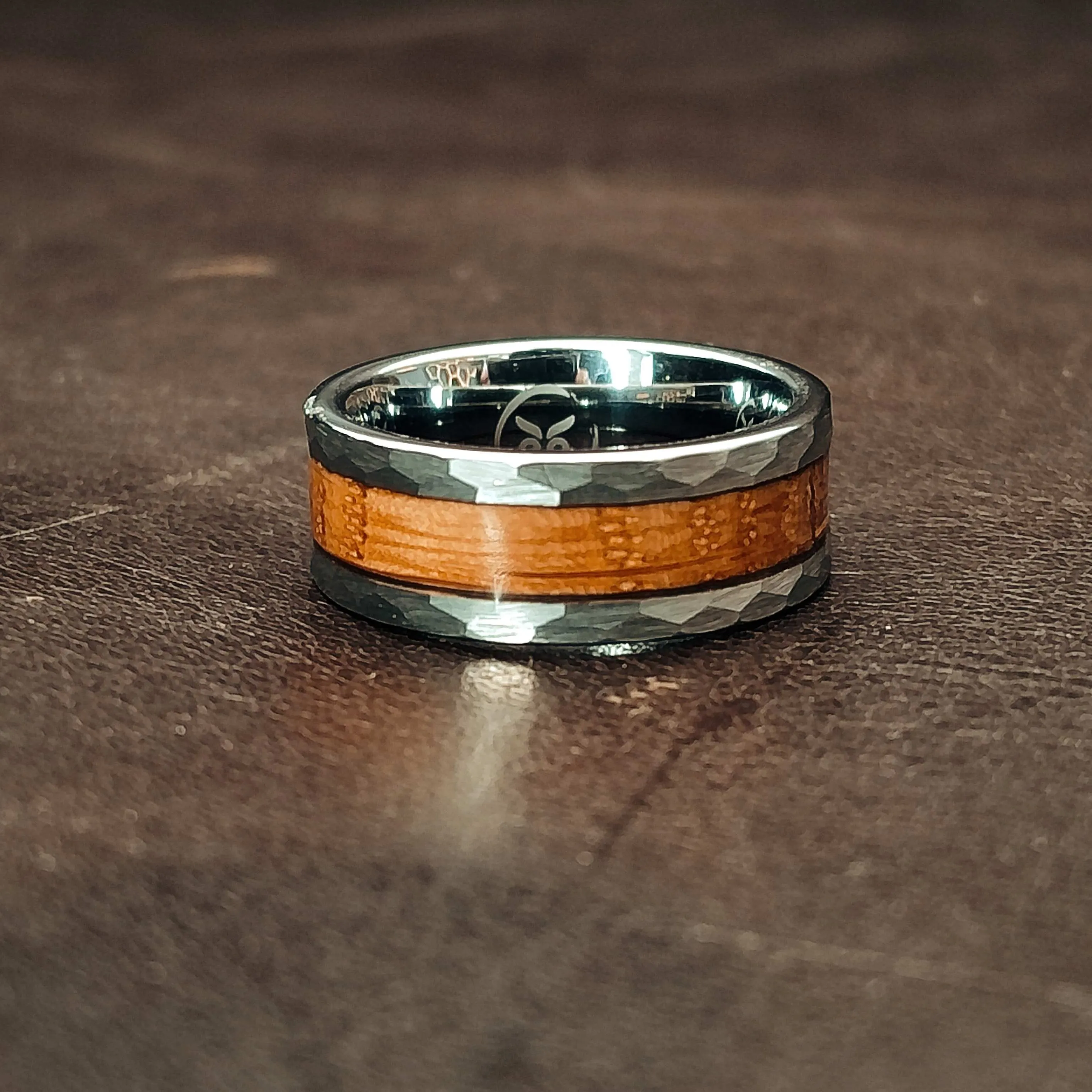 The Axe  - Whiskey Barrel Men's Tungsten Ring