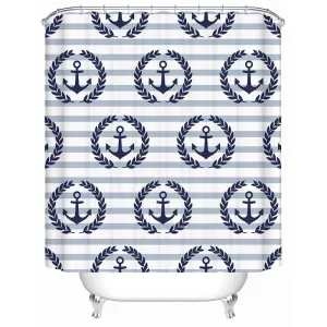 The Classic Nautical Shower Curtain