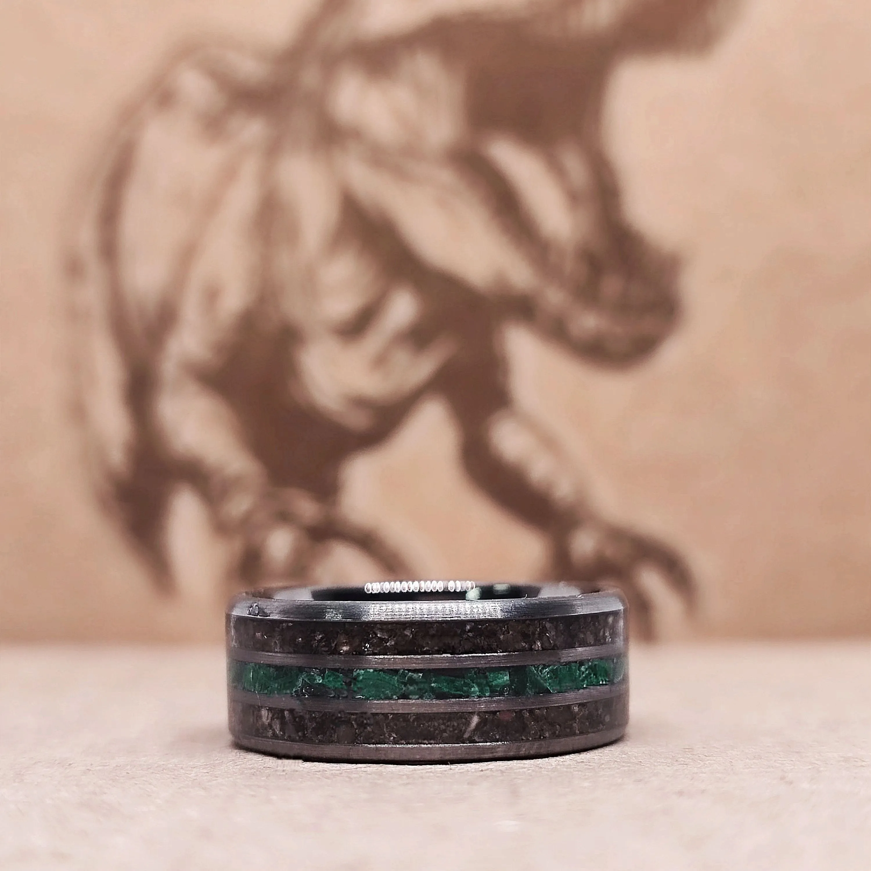 The Earthshaker - Dinosaur Bone & Malachite (Limited Edition)