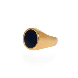 The Family Jewels Luna Stone Signet Gold