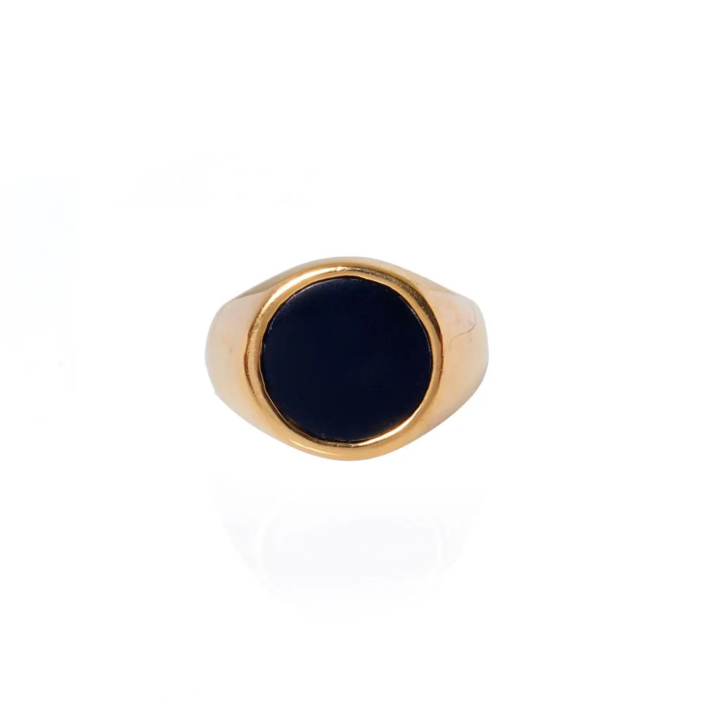 The Family Jewels Luna Stone Signet Gold