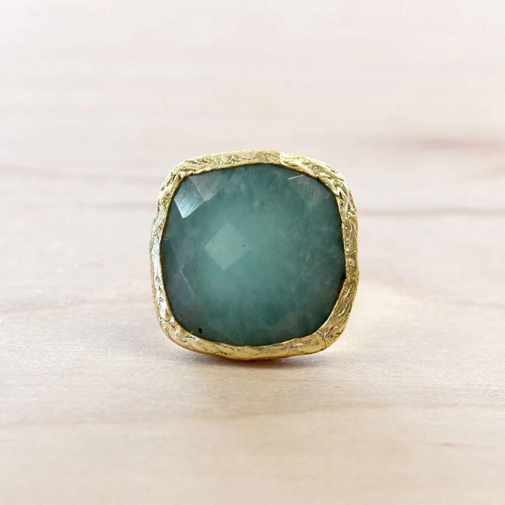 The Kaylee - Semi-Precious Amazonite Ring