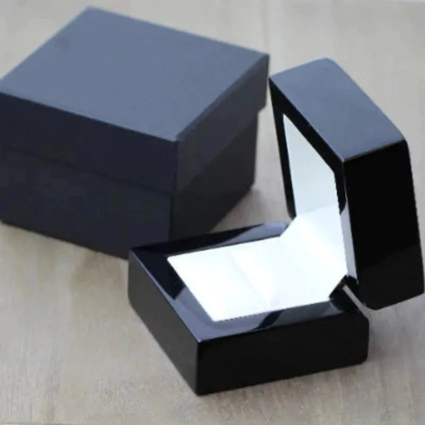 The Overlord - Chamfered Edge Titanium & Forged, White Carbon Fibre Wedding ring band
