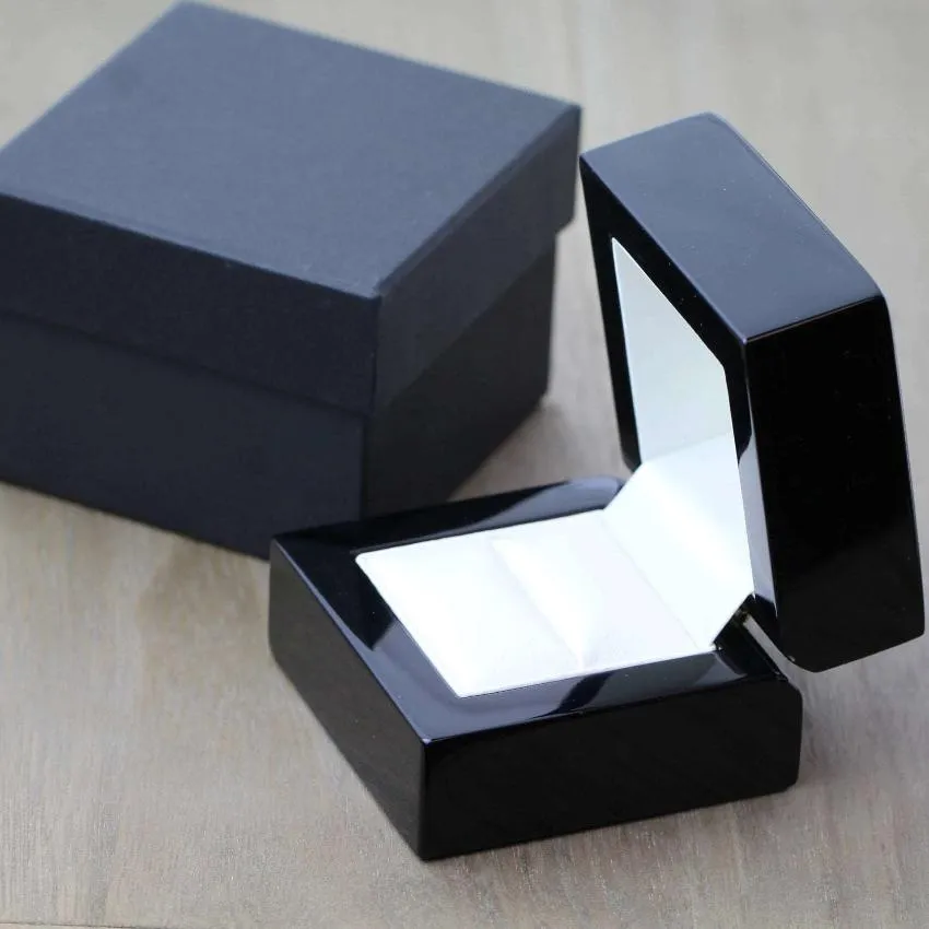 The Pulsar - Titanium Wedding Ring Flat Court