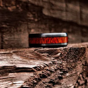 The Punisher - Rosewood Men's Tungsten Ring