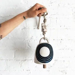 Thrown Bell Round: Rings Indigo