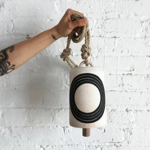 Thrown Bell Tall: Rings Black