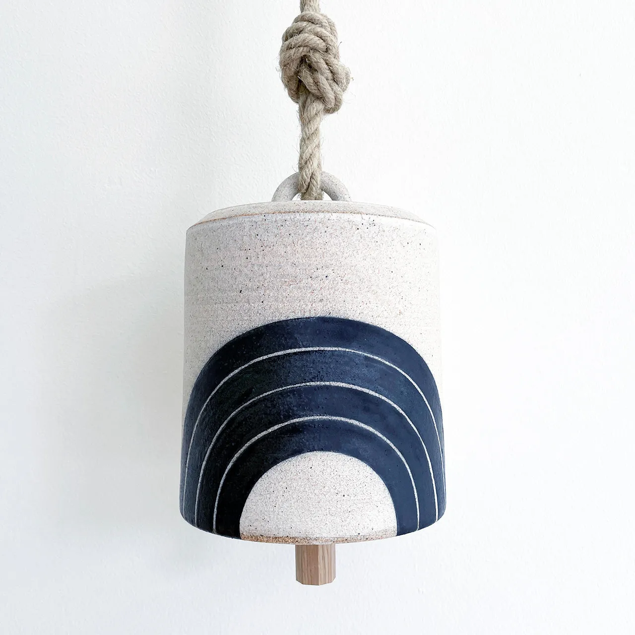 Thrown Bell Wide: Rings Indigo (Arc) Full Moon