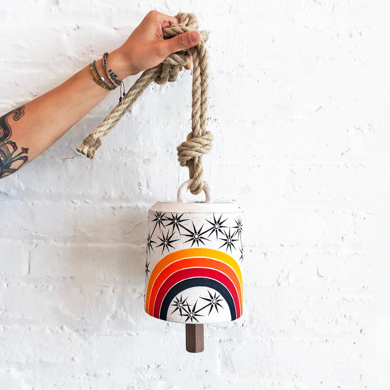 Thrown Bell Wide: Rings Rainbow (Arc) Constellations
