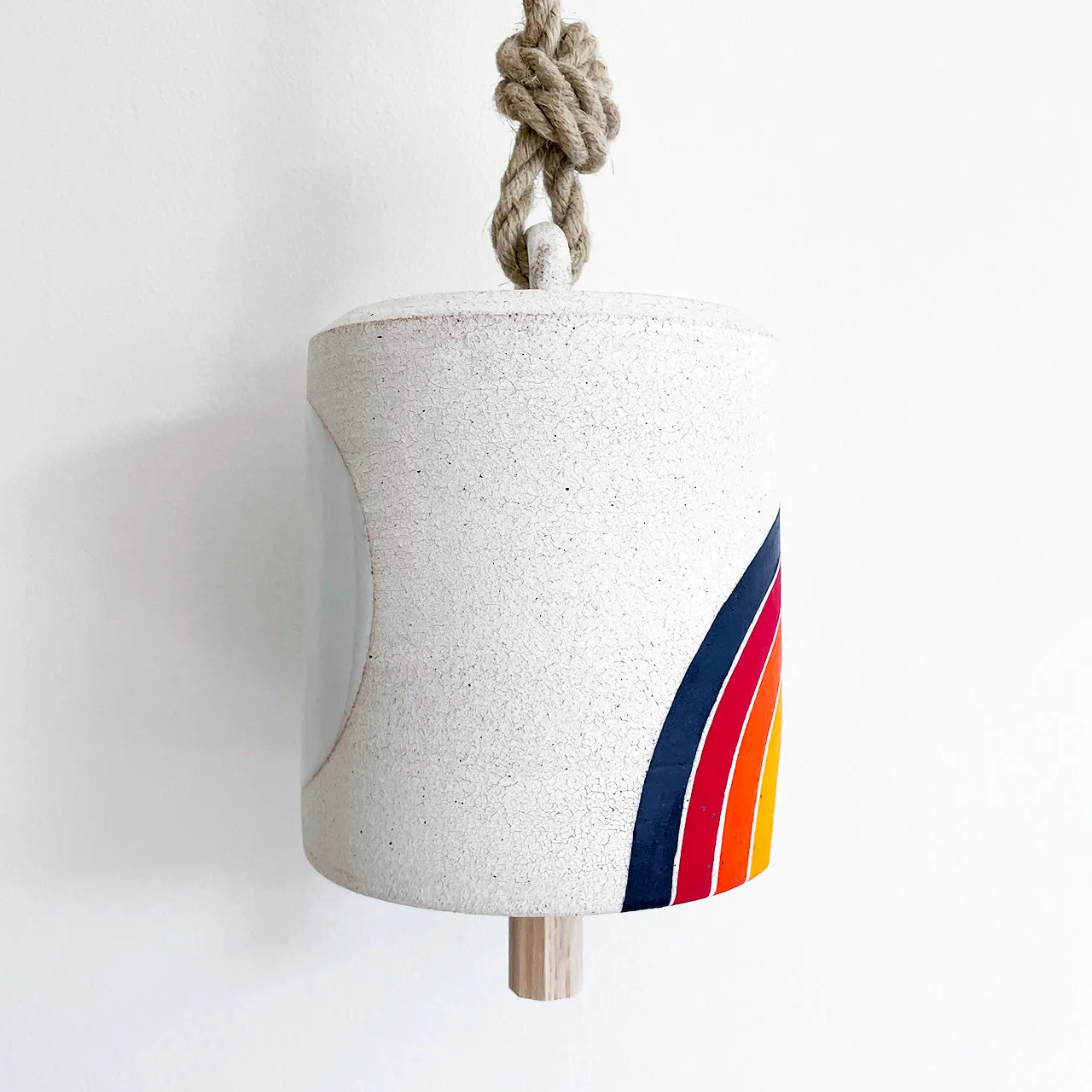 Thrown Bell Wide: Rings Rainbow (Arc) Full Moon