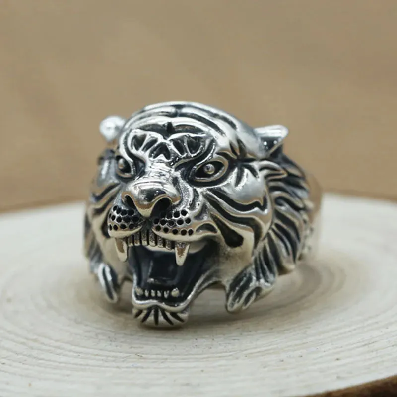 Tiger Rings Titanium Steel