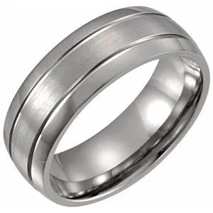 Titanium 8 mm Band Size 12