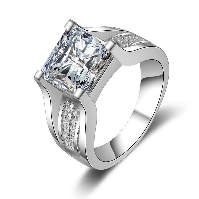 Titanium Steel Casting Jewelry Fashion Simple Female Jewelry Diamond Ring Men's And Women's Jewelry A Generation Of Hair Ring