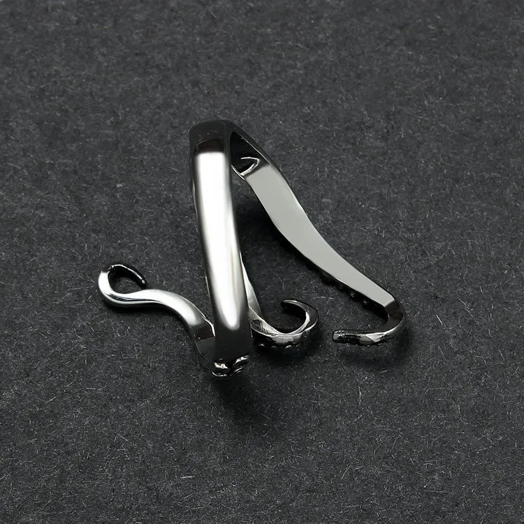 Titanium Steel Octopus Ring