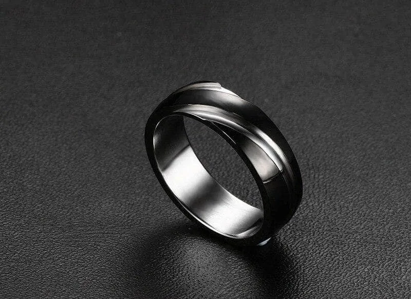 Titanium Steel Ring Band