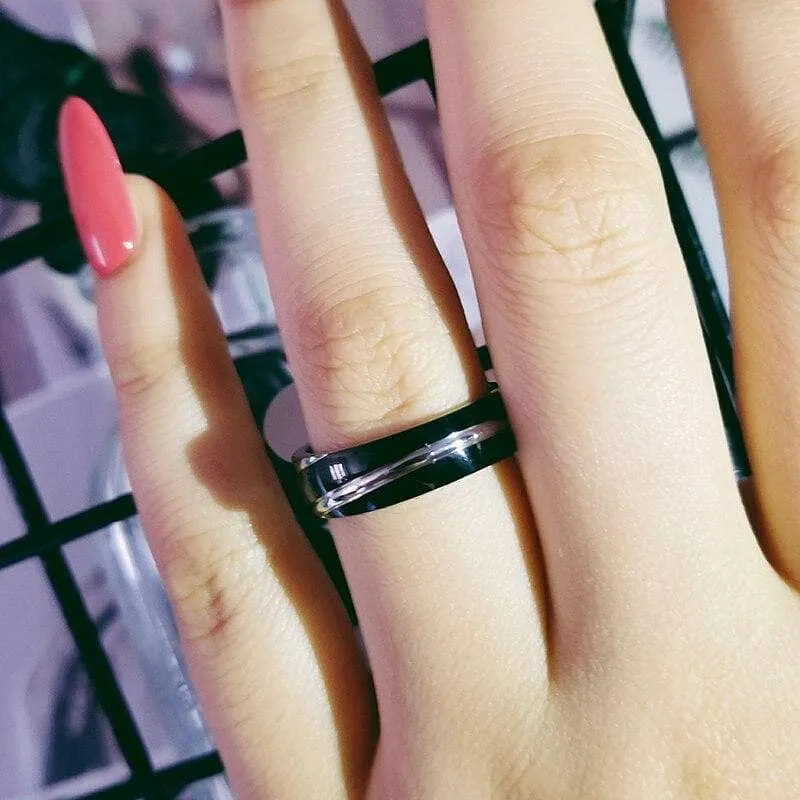 Titanium Steel Ring Band