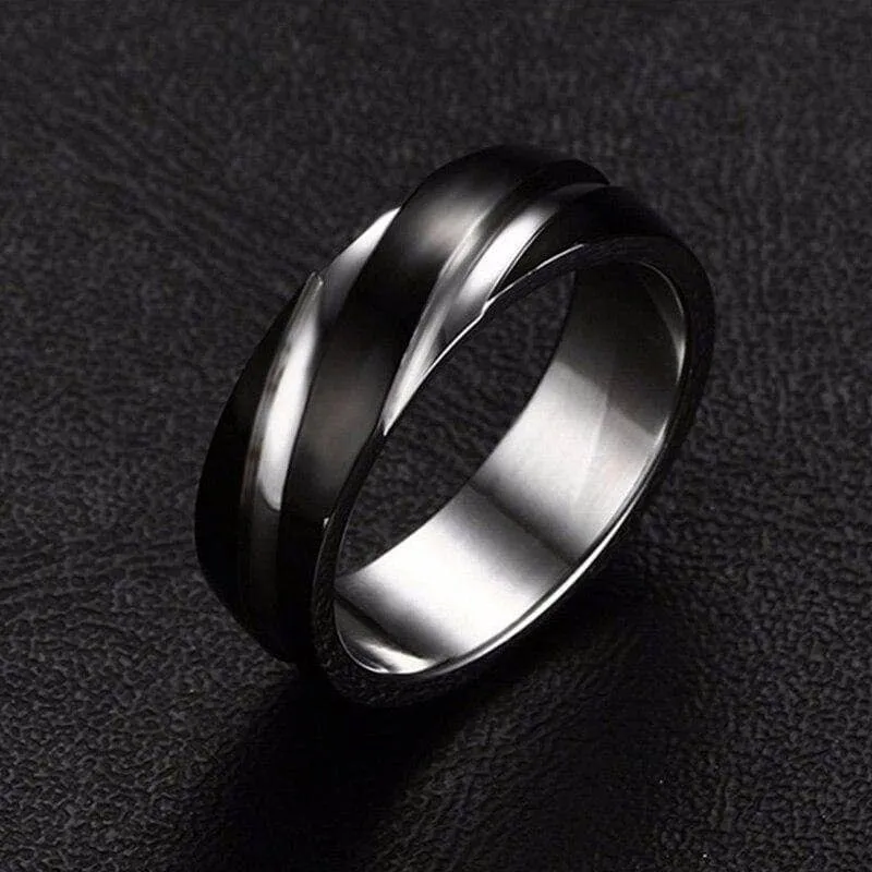 Titanium Steel Ring Band