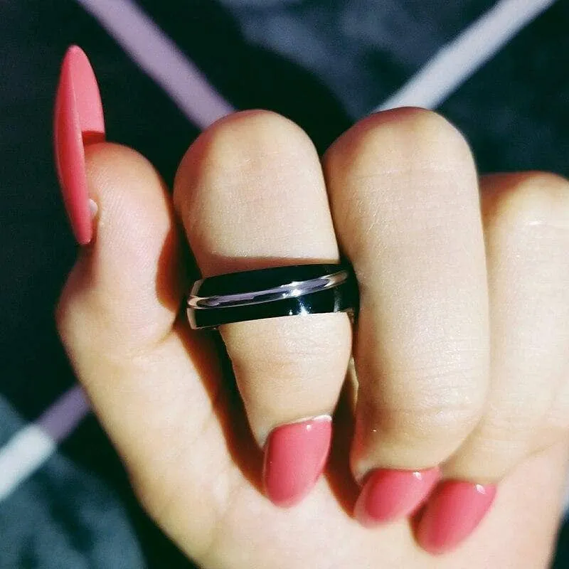 Titanium Steel Ring Band