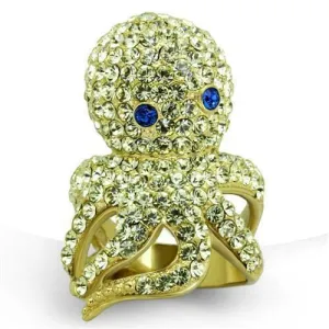 TK1640 IP Gold(Ion Plating) Stainless Steel Ring