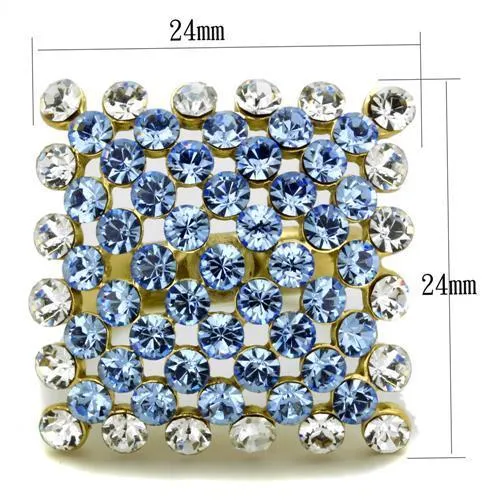 TK1643 IP Gold(Ion Plating) Stainless Steel Ring