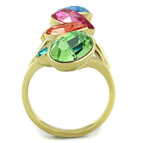 TK1729 IP Gold(Ion Plating) Stainless Steel Ring