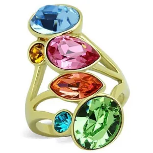 TK1729 IP Gold(Ion Plating) Stainless Steel Ring