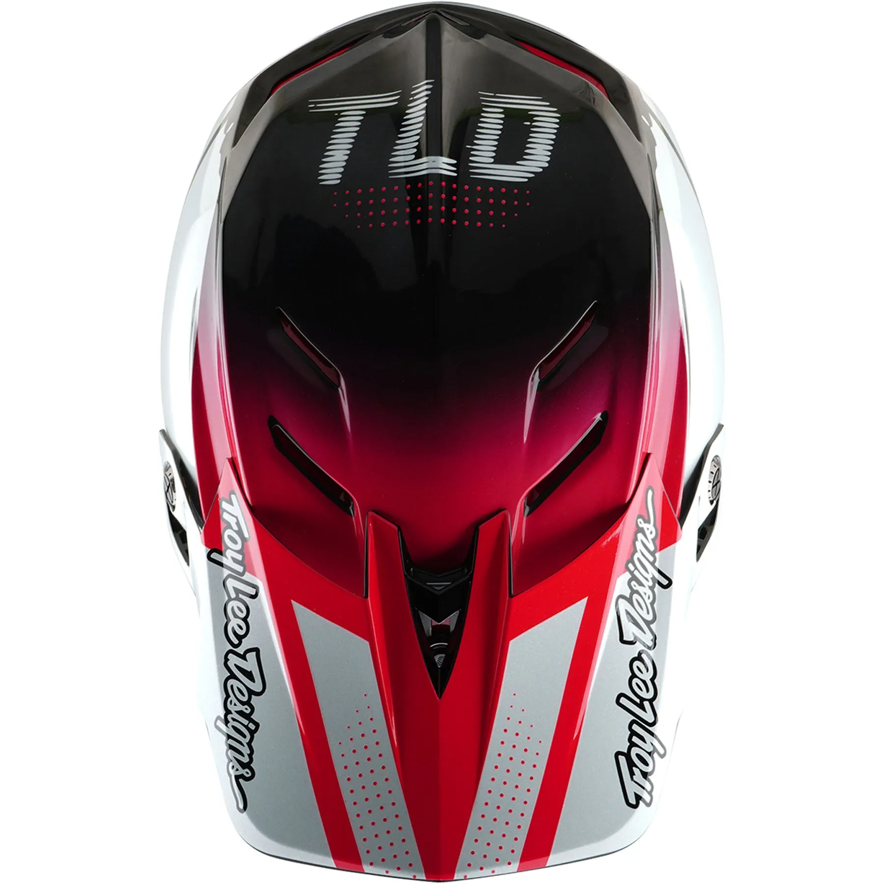 TLD D4 Carbon MIPS Helmet Drip - White