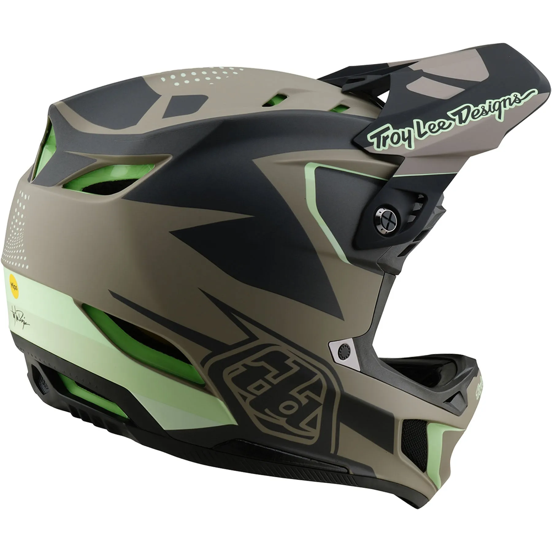 TLD D4 Composite MIPS Helmet Optic - Timber