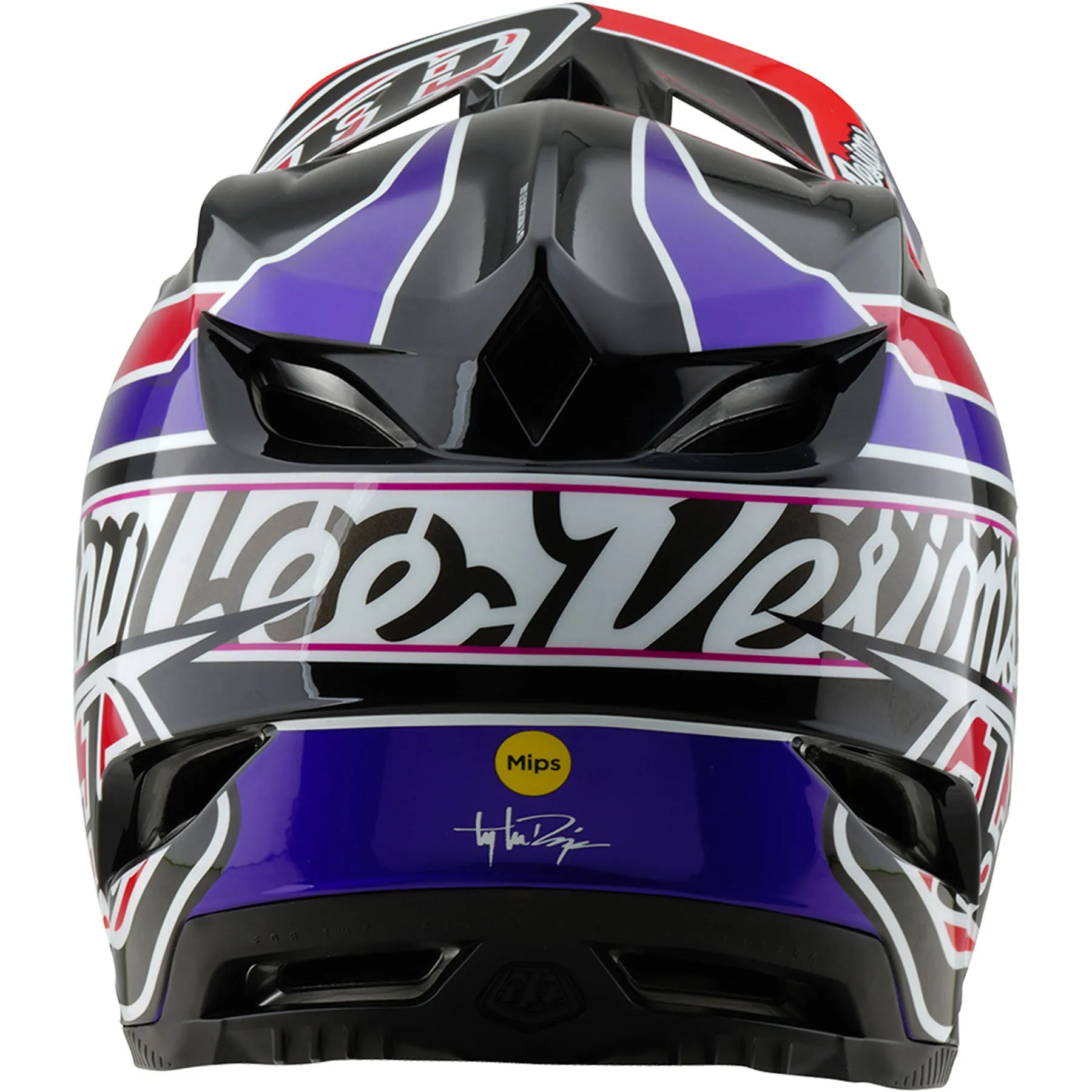 TLD D4 Polyacrylite MIPS Helmet Linear - Black