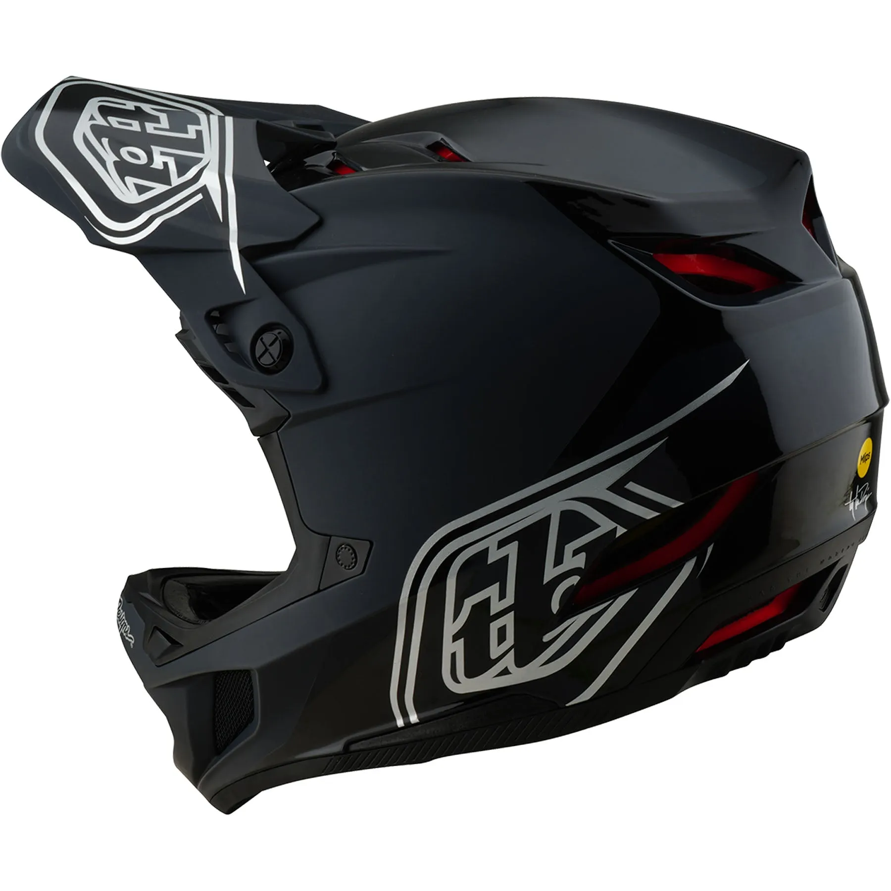 TLD D4 Polyacrylite MIPS Helmet Shadow - Black