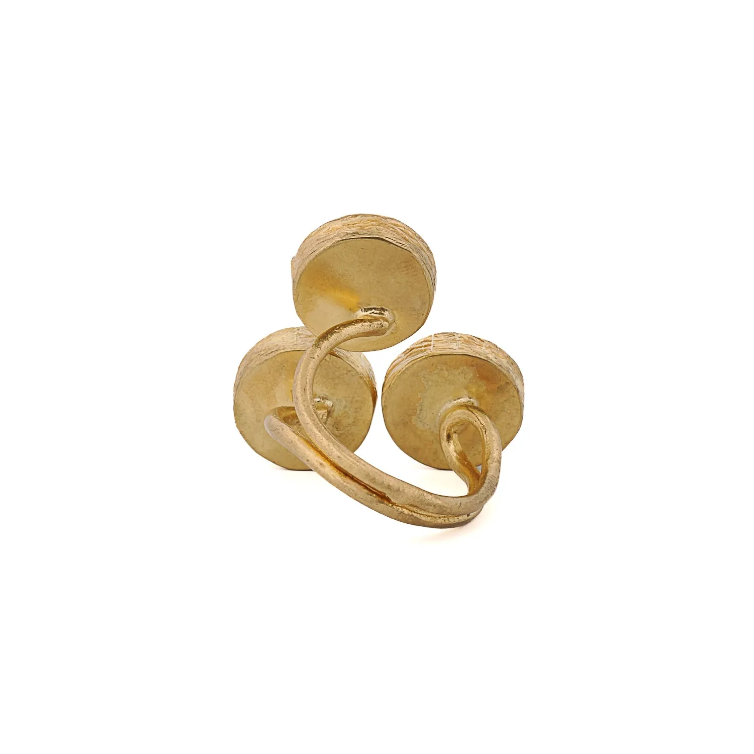 Triple Gemstone Adjustable Artemis Ring