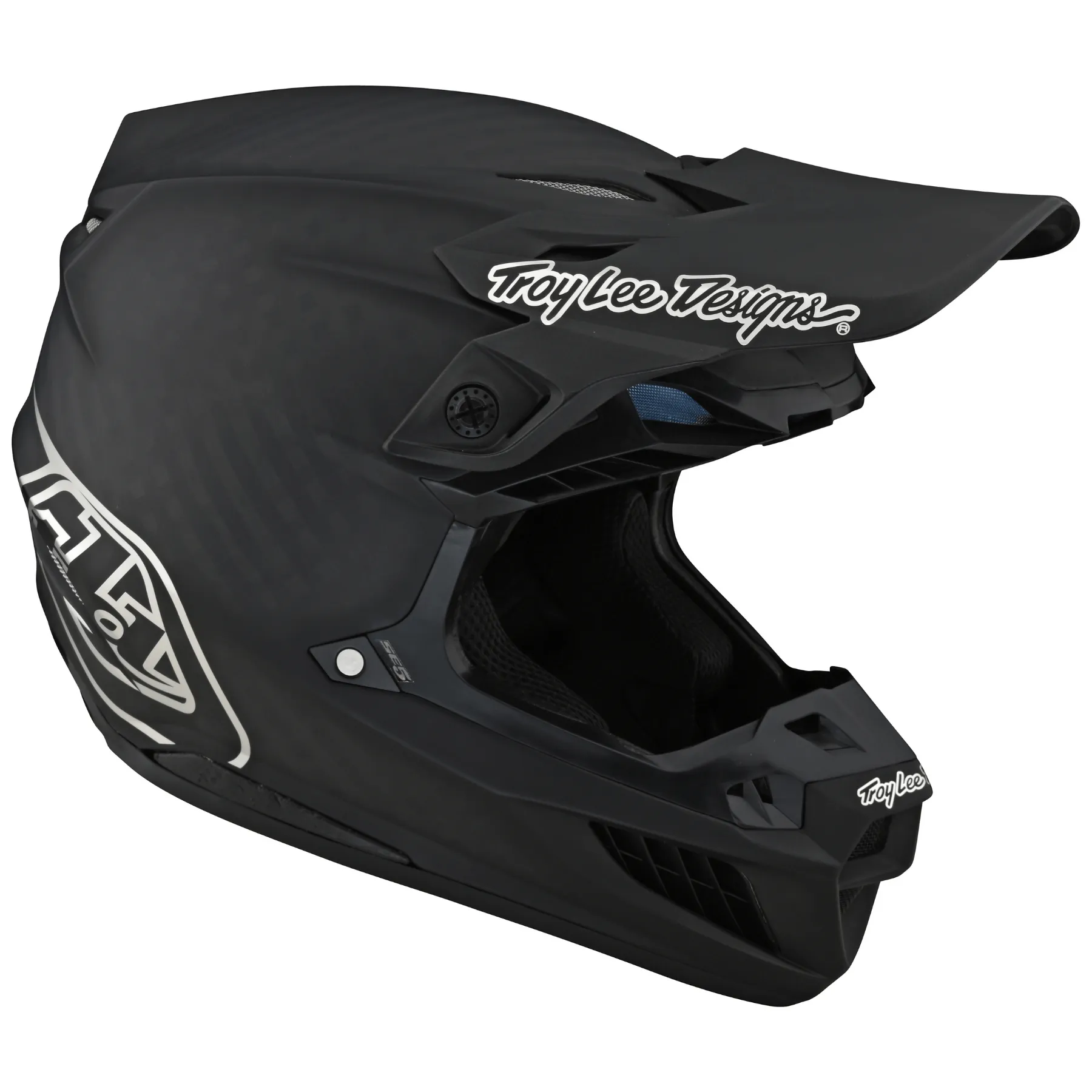 Troy Lee Designs SE5 Carbon Helmet - Black / Chrome
