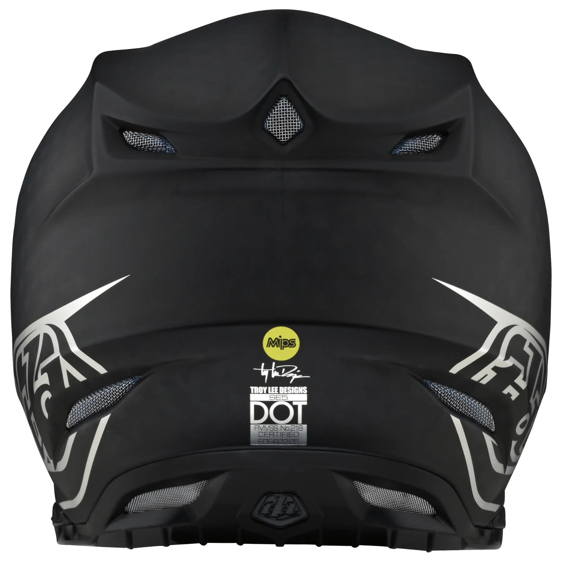 Troy Lee Designs SE5 Carbon Helmet - Black / Chrome