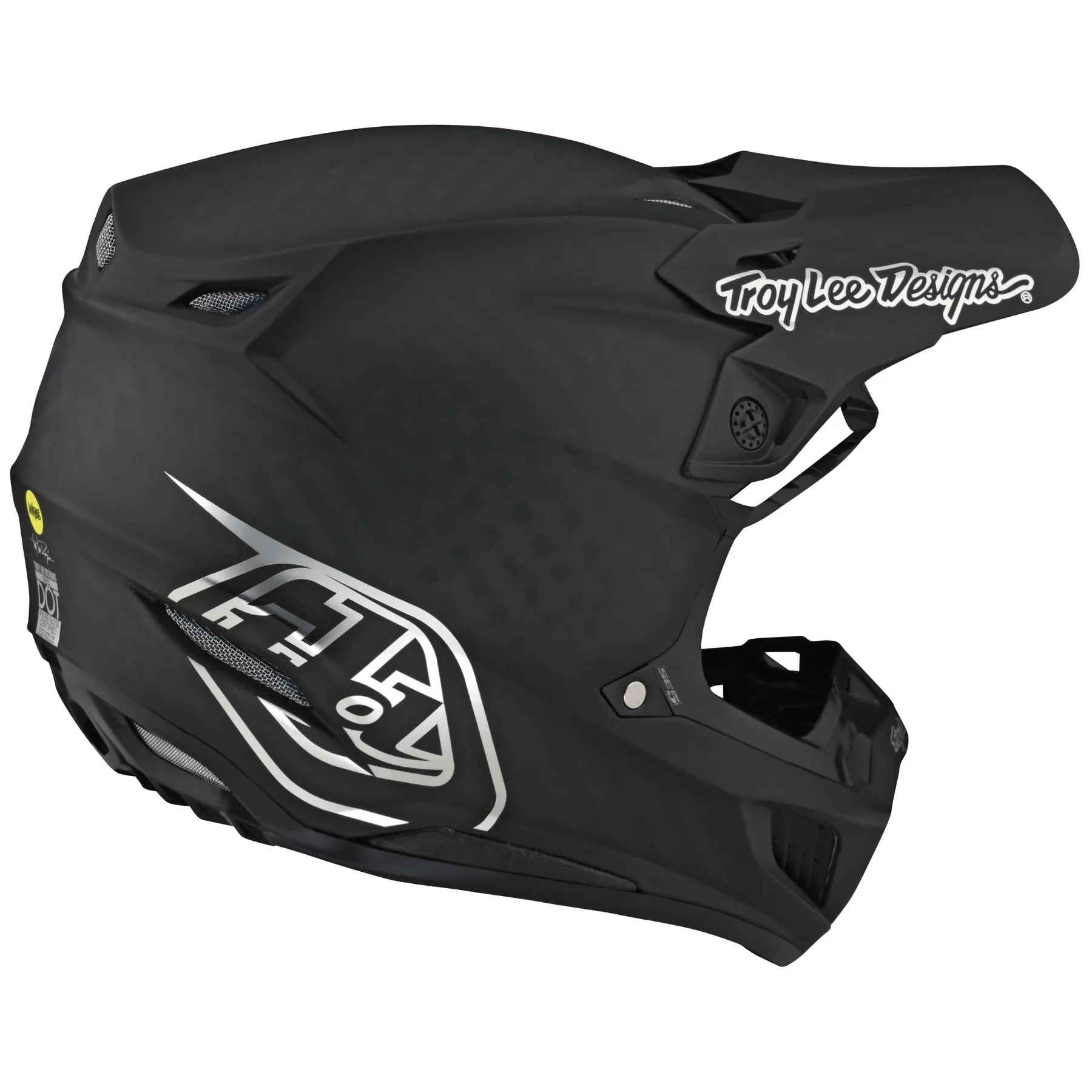 Troy Lee Designs SE5 Carbon Helmet - Black / Chrome