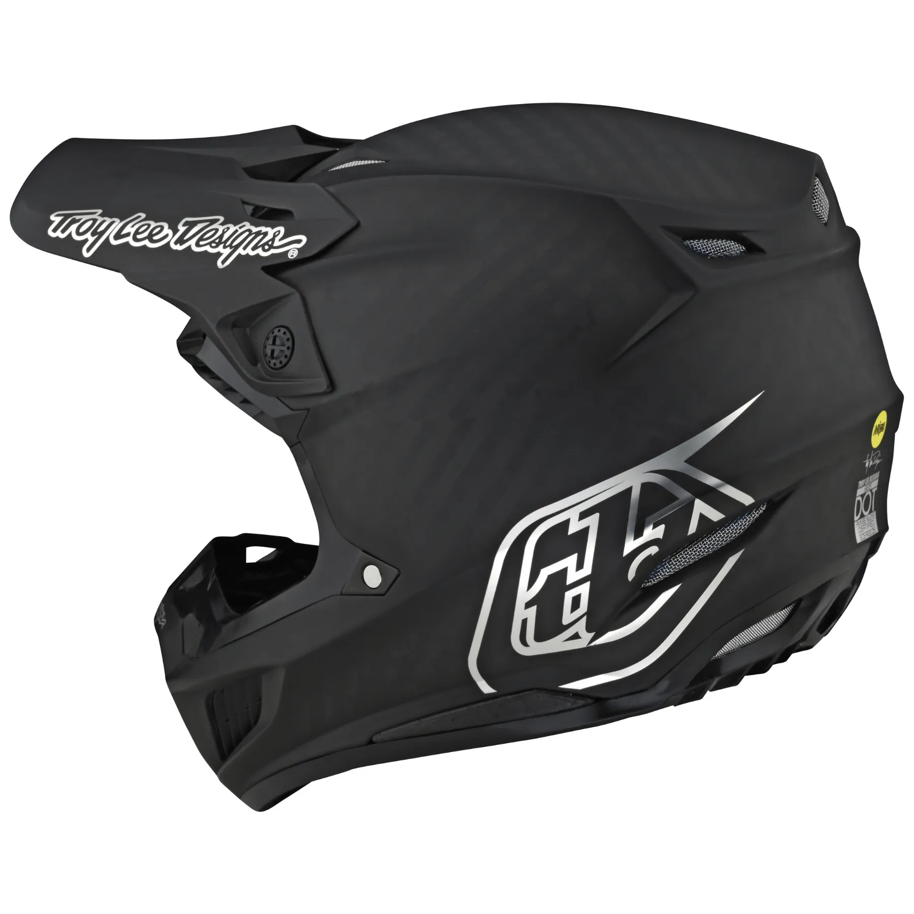 Troy Lee Designs SE5 Carbon Helmet - Black / Chrome