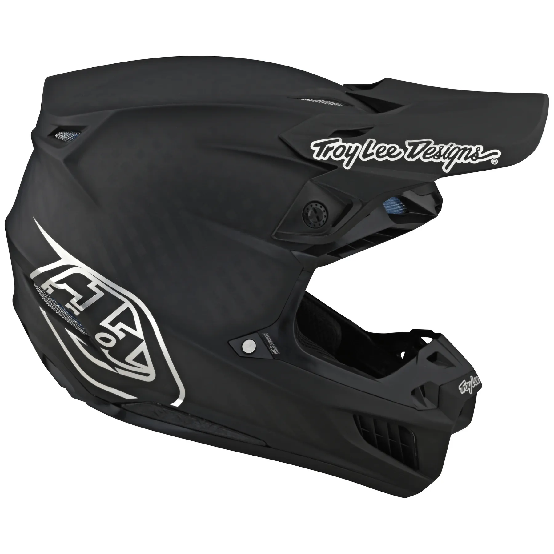 Troy Lee Designs SE5 Carbon Helmet - Black / Chrome