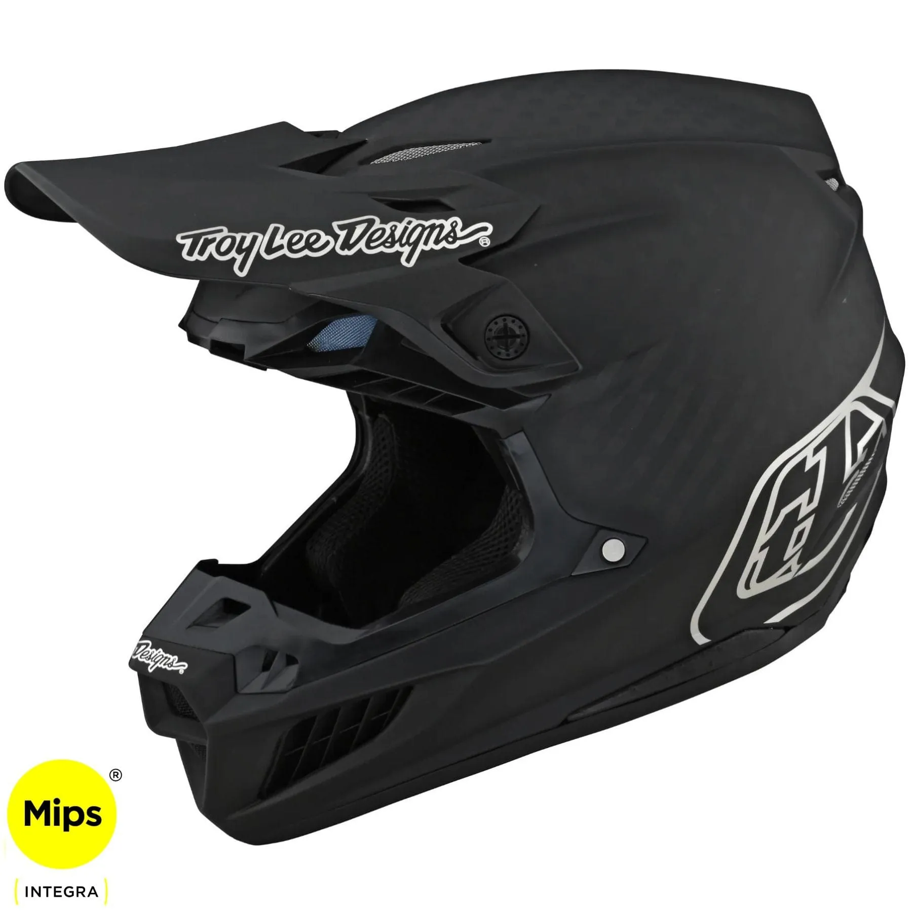 Troy Lee Designs SE5 Carbon Helmet - Black / Chrome