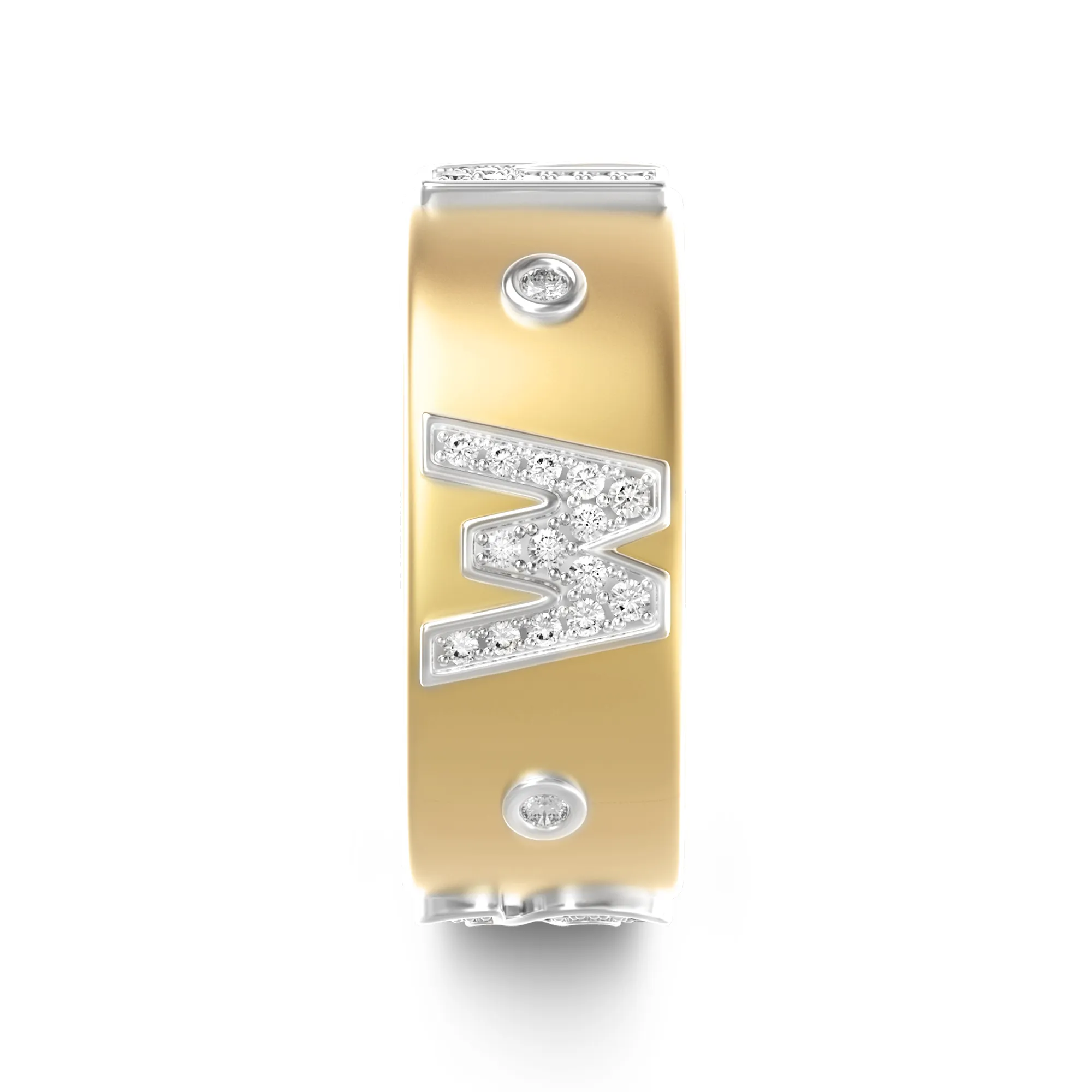 True North Pave Diamond Ring