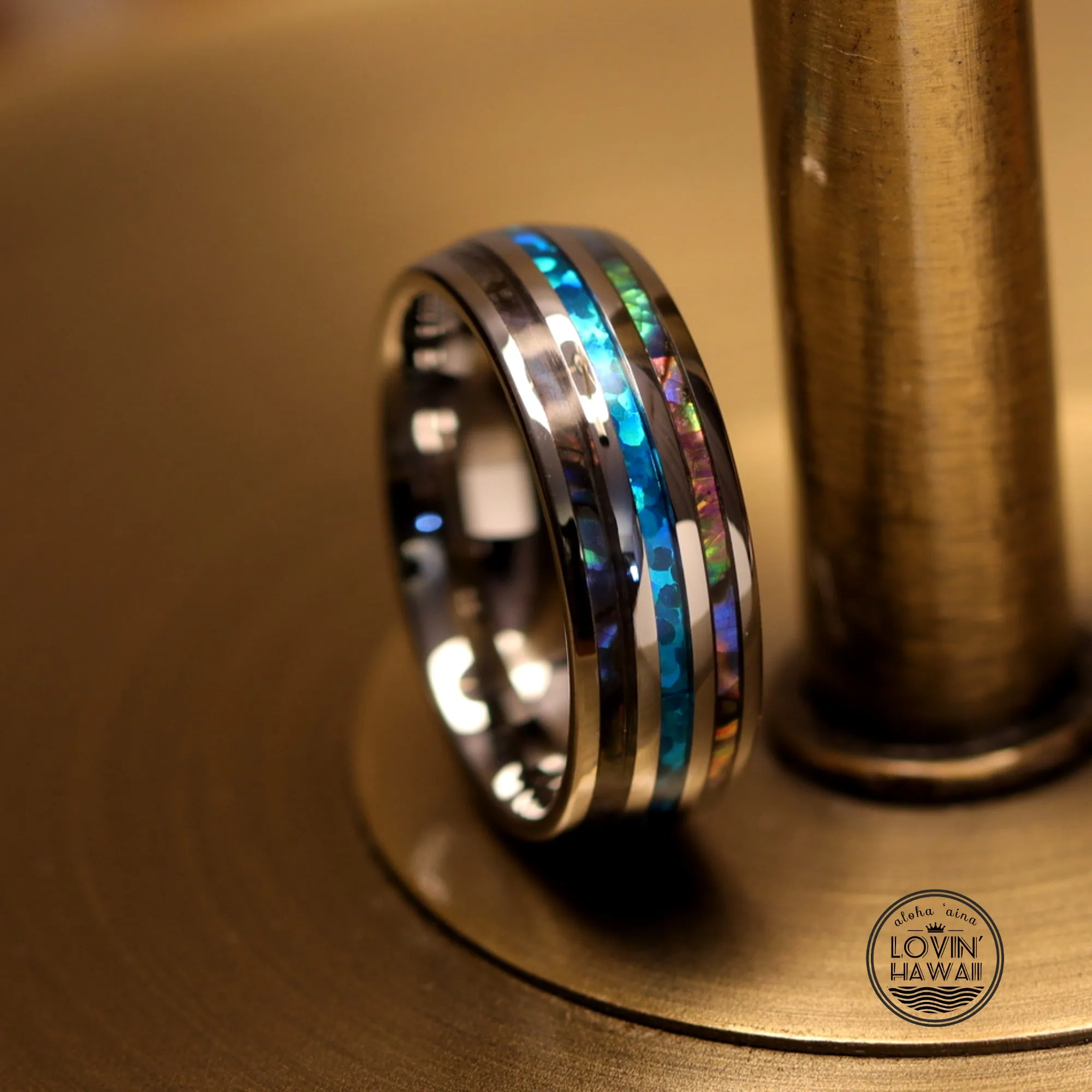 Tungsten Wedding Ring Sets (3mm & 8mm)