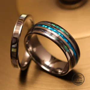 Tungsten Wedding Ring Sets (3mm & 8mm)
