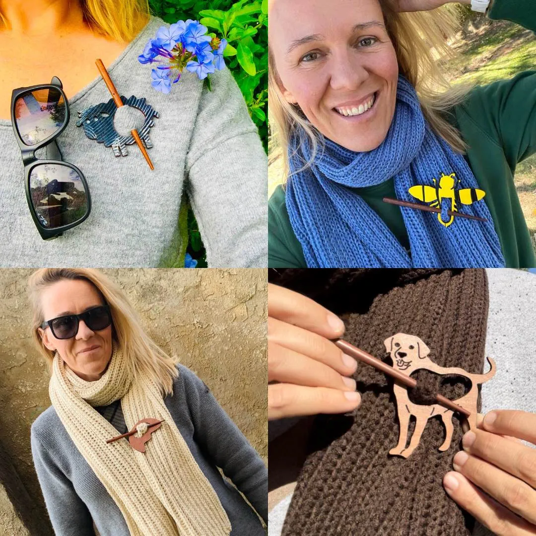 Turtle Scarf Pin (5 Colors)