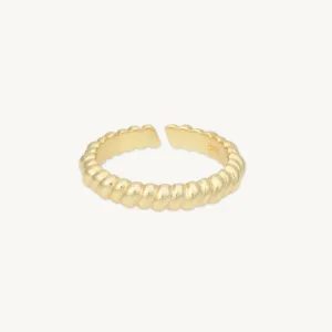 Twisted Rope Open Stacker Ring