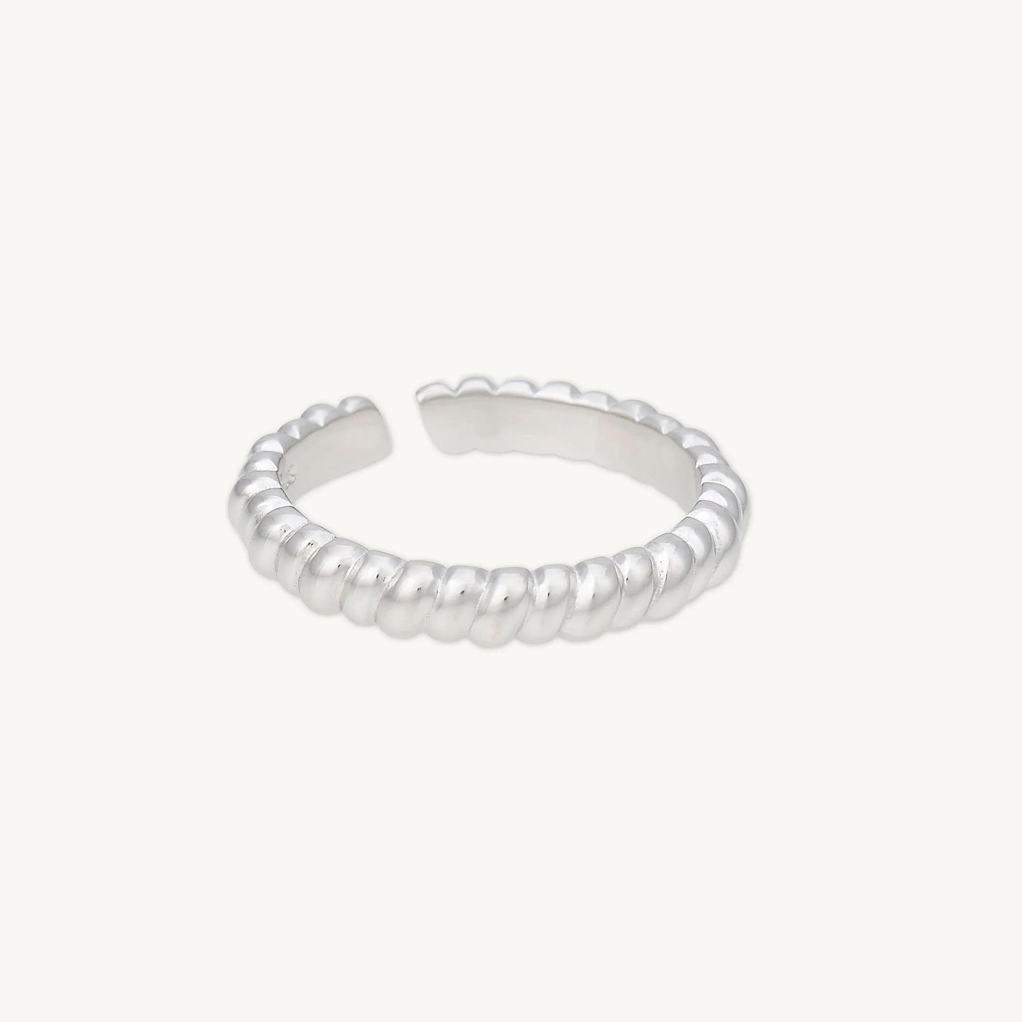 Twisted Rope Open Stacker Ring