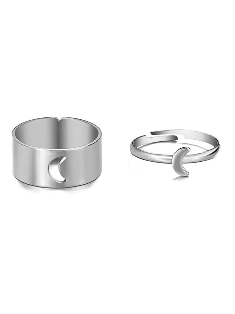 Two Piece Open Adjustable Rings