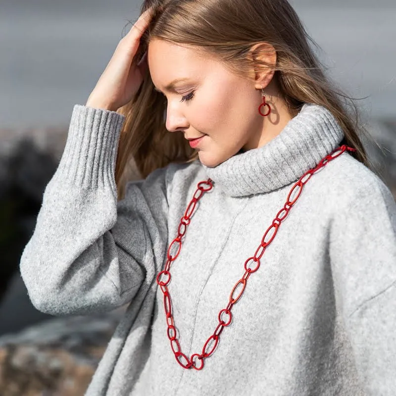 Valona Finnish Birch Halo Chain Necklace