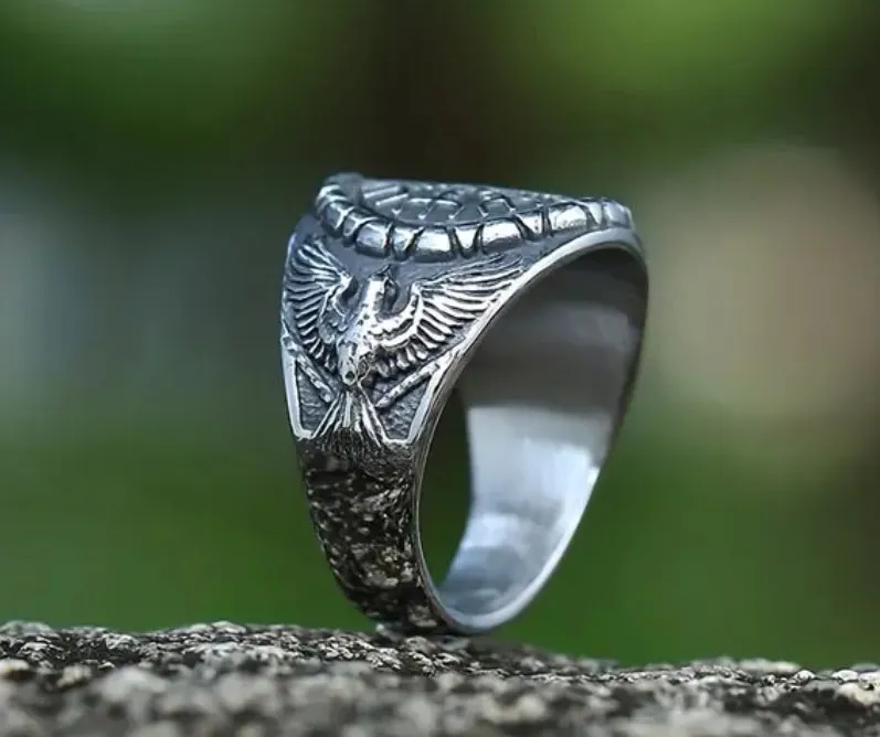 Vegvisir Series - Viking Compass Ring