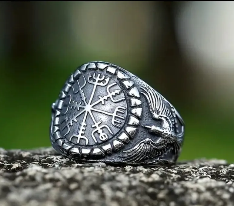 Vegvisir Series - Viking Compass Ring