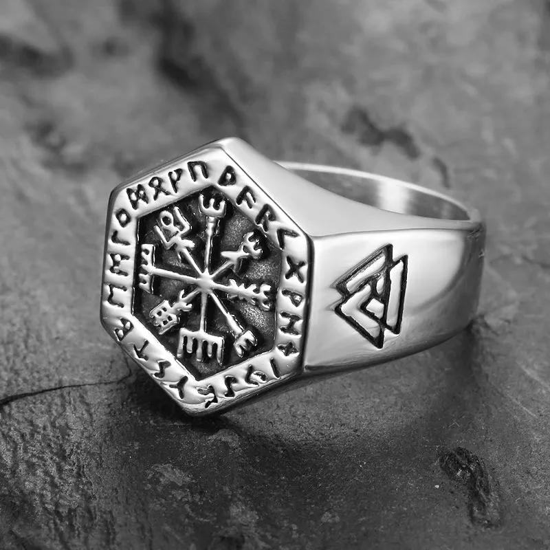 Viking Compass Ring - NEW ITEM